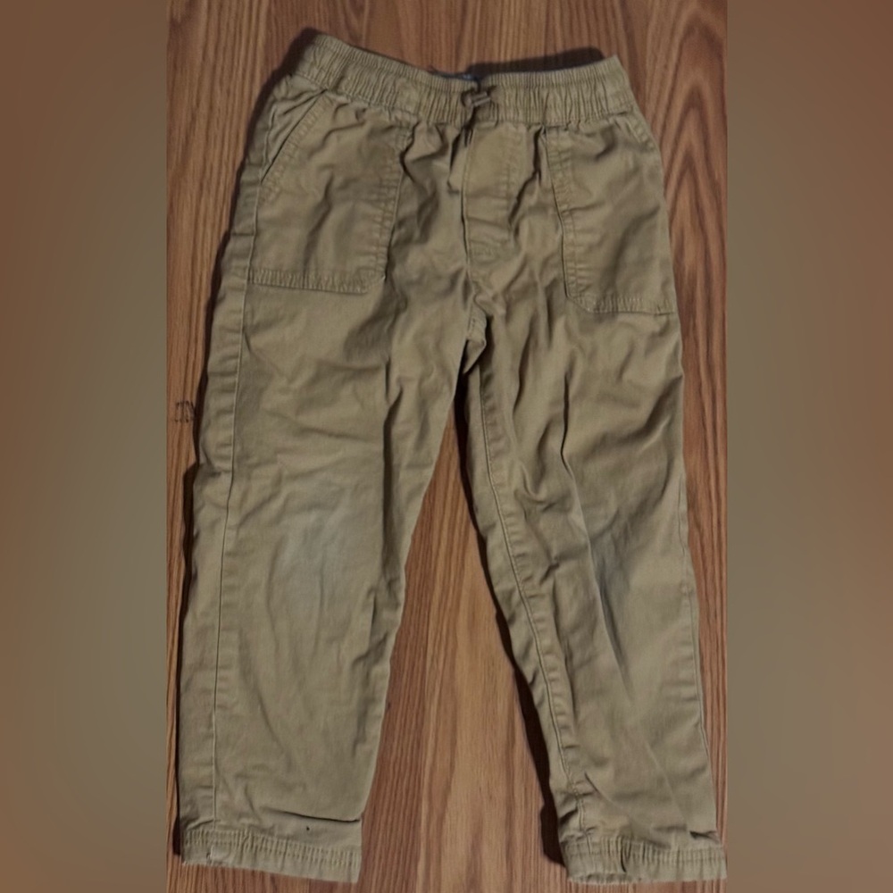 Oshkosh Boy’s‎ Toddler’s Khaki Elastic Pants Size 4T